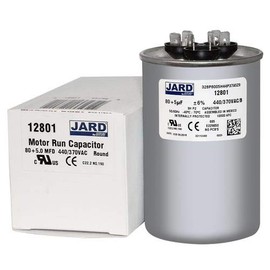 80+5 MFD Capacitor 80/5 uF 370/440 VAC Round Dual Run Capacitor for Air Conditioner,Heat Pump Condenser,Fan Start