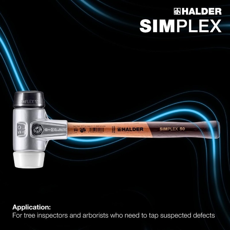 Halder 3127040 "Simplex" Rubber/Superplastic Soft-Face Mallet, Multi-Colour, 40 mm