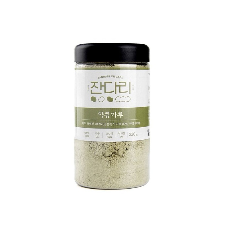 잔다리마을 쥐눈이콩 약콩 서리태 볶은콩가루220g Jandari Village Black-eyed Bean Soybean