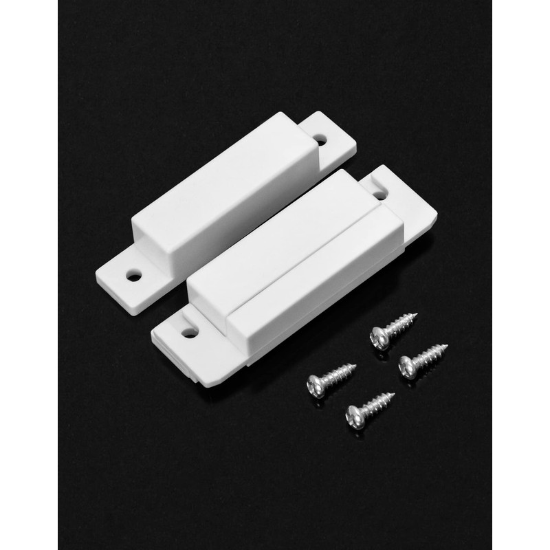 QWORK MC-31 Wired Surface-Mounted NC Magnetic Door Window Contact Sensor