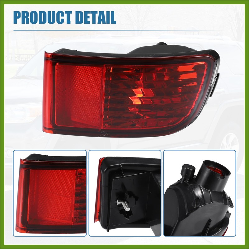 HOPESPANNER Rear Right Side Bumper Reflector Light Lamp for Toyota