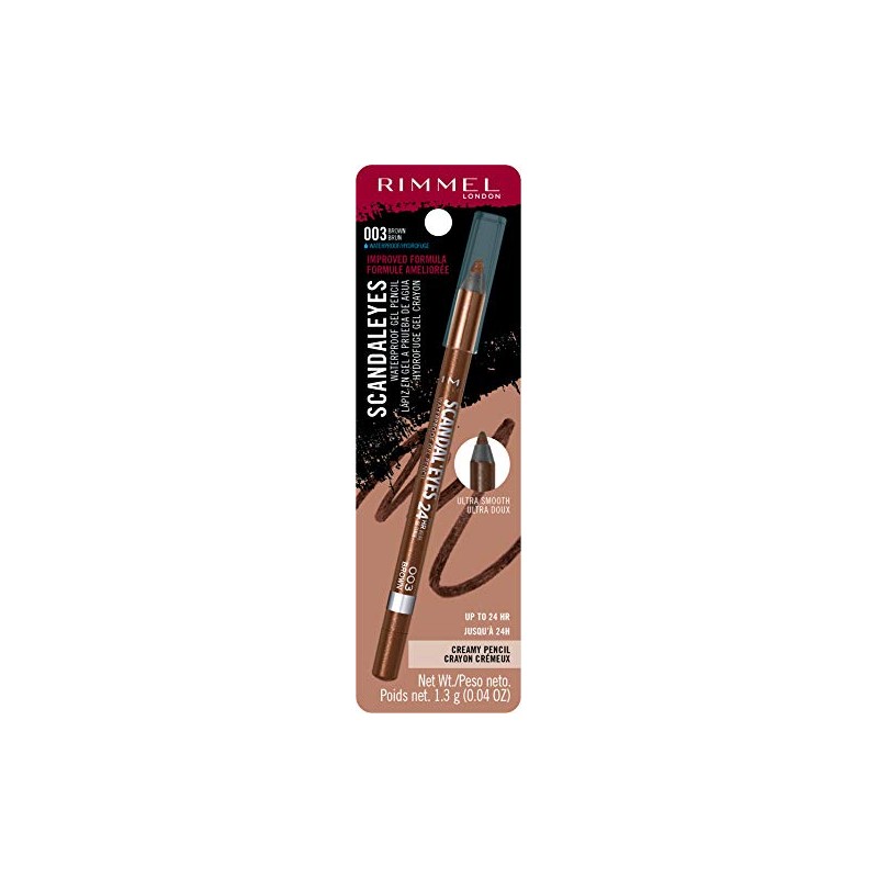 Rimmel Scandaleyes Waterproof Gel Eyeliner, #003 Brown
