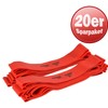 Pack of 20 Rubber Bands XL Strong Red Training Bands