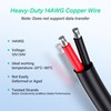 SinLoon 2 Pack 14AWG DC5521 Power Pigtails Cable 12V/24V 90