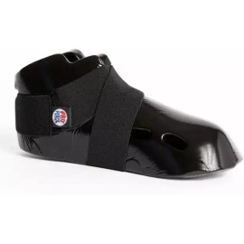 PROPOS 프로포스 라이트닝 킥스 스파링 슈즈 / 풋기어 - 블랙 사이즈 11-12 X-대형 Propos Lightning Kicks Sparring Shoes / Footgear - Black Size 11-12 X-Large