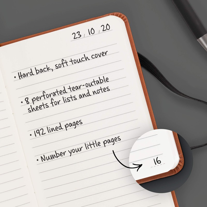 IF Bookaroo A6 'Pocket' Notebook - AUBERGINE, Hard Cover Notebook