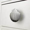 LD-YUNJIA 6 Pcs Seashell Cabinet Knobs,Single Hole Metal Knob for