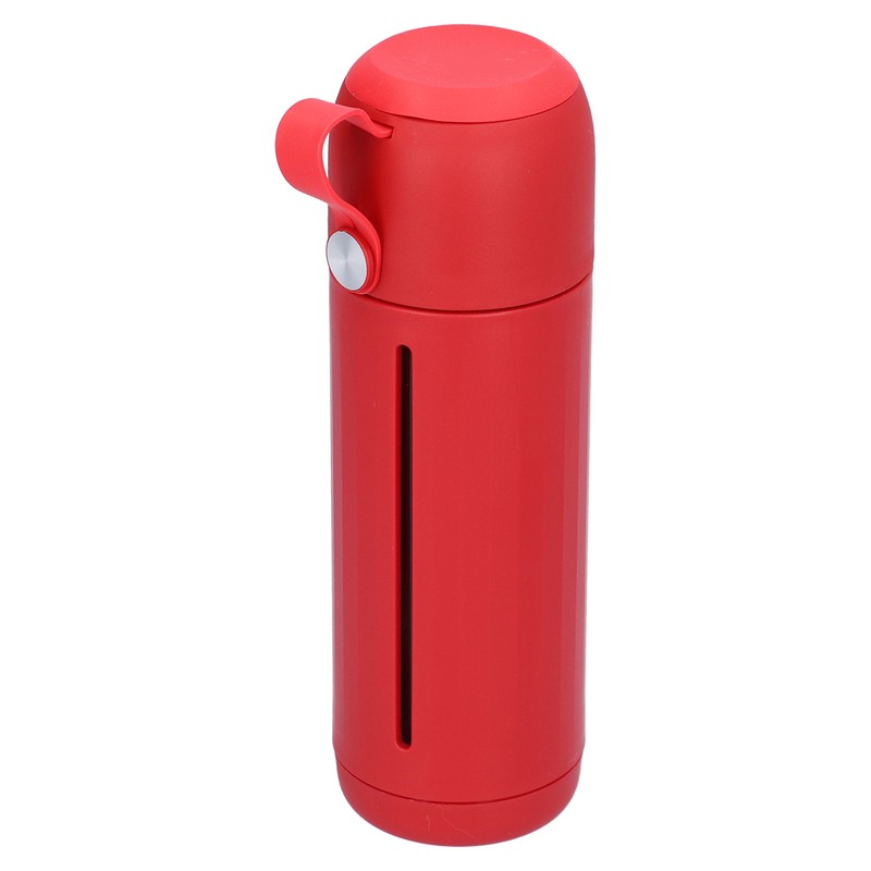 310ml Glass Cup with Lid Portable Dual Purpose Water Mug