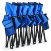 Yaheetech 6-seat Portable Folding Chair with Back for Outdoor Activities