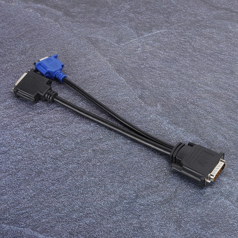 Female Dual Computer Monitor Extension Cable Adapter DMS 59 Pin