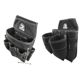 Professional Electrian's Tool and Fastener Pouch Set (tool belt ready)