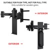 Sdstone Gate Latch Heavy Duty for Wooden Fence，Aluminum Two Sided