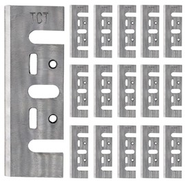 16 PCS Planer Blades 3-1/4 Inch Compatible with DeWalt DW680, D26676, DW6655, Carbide TCT 82mm Compatible with Makita N1900B, KP0810, XPK01, for Bosch 1594