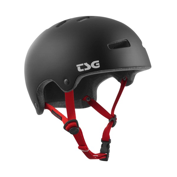 TSG Superlight Skate Helmet in Satin Black w/Snug Fit |