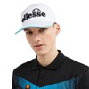 Ellesse Men's Pineta Flat Peak Baseball 3D Sticked Golf Cap,