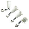 DZYDZR Pack of 4 White E27/E26 Extension LED Lamp Socket