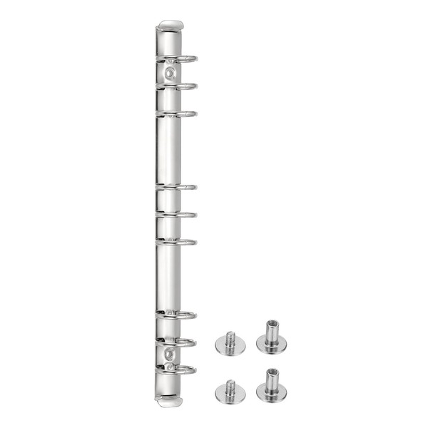 PATIKIL 9 Holes Ring Binder, B5 Notebook 25mm Book Binding