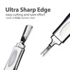 VOGARB Nail File for Men Fingernail and Thick Toenails, Multifunctional