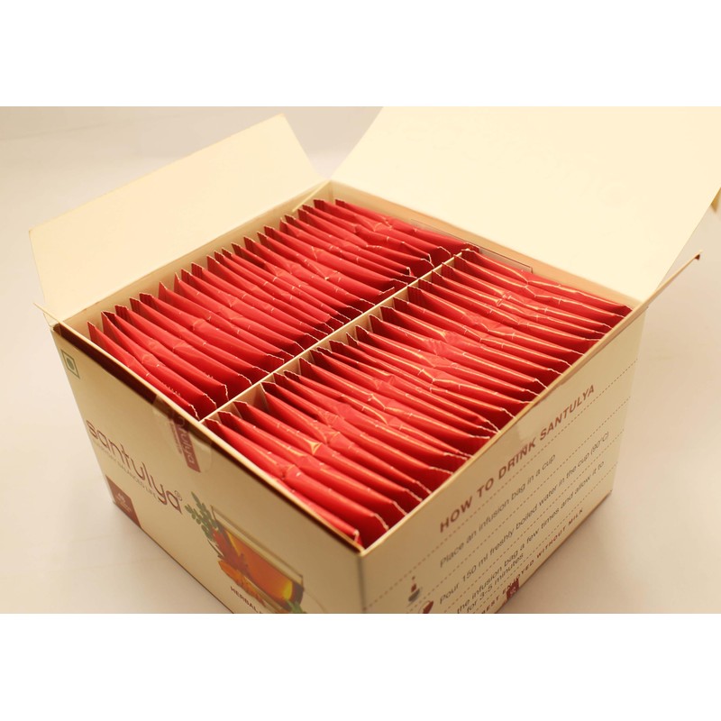 SANTULYA Herbal Tea (48 Tea Bags)(Pack of 1) | Turmeric