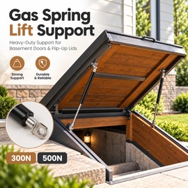 Gas Spring Lift Support for Flip Doors & Hoods – 280mm Alloy Strut with 300N/500N Force Options
