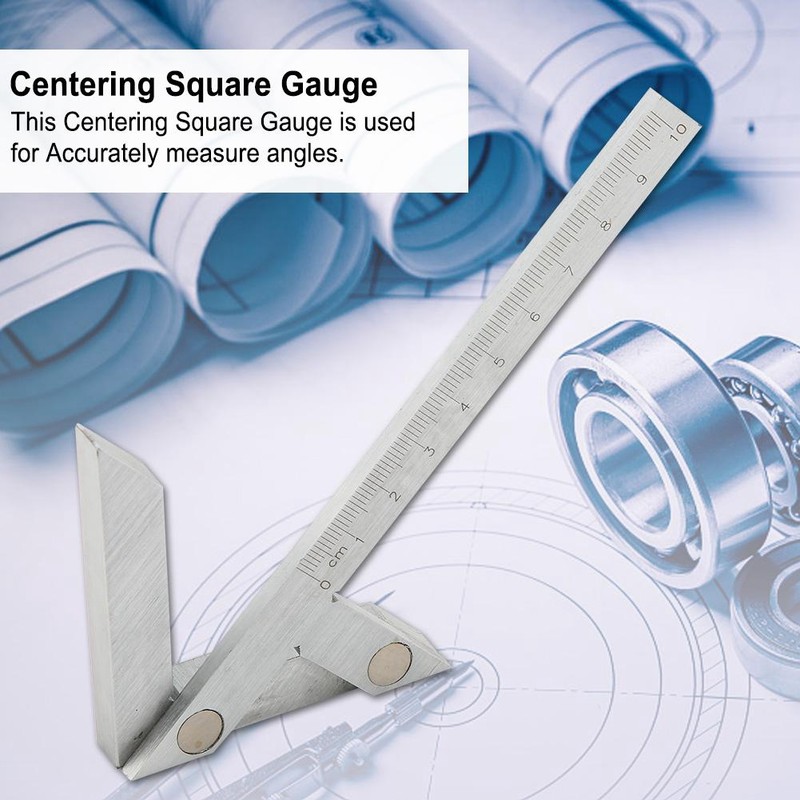 Centering Square 100*70mm Gauging Center Gauge Round Bar Marking Center