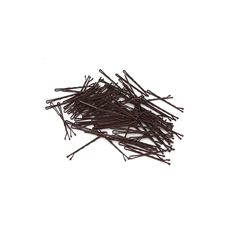 HAARallerliebst Hair Clips (Pack of 100 | Brown | 5