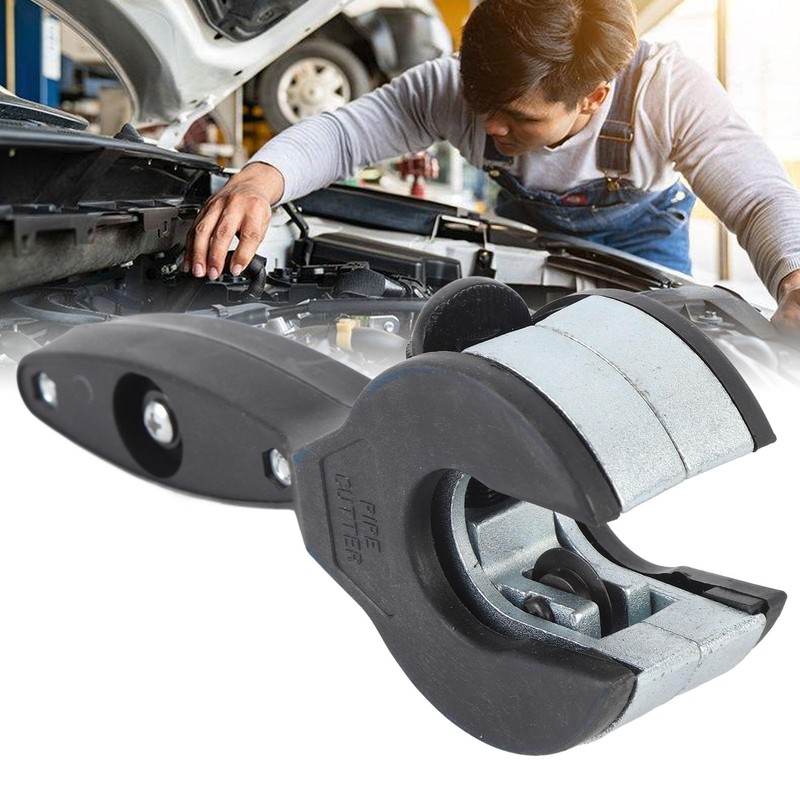 Ratcheting Tube Cutter, Adjustable Size Metal Ratcheting Pipe Cutter with