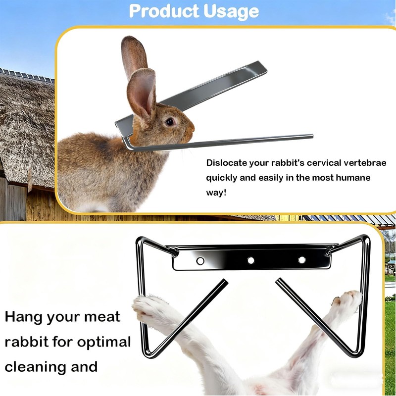 DMERHAC Rabbit Dislocator Skinning & Dispatch Tool Set – Processing