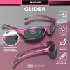 proSPORT Bifocal Reader Sunglass Pink Smoke +2.50 Safety Z87 Smaller