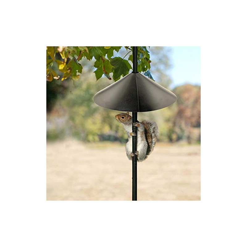 Woodlink NABAF18 Audubon Wrap Around Squirrel Baffle, 18-Inch - Black