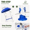 Kingsyard Upgraded Bluebird Feeder for Outdoors Hanging, Metal Mealworm Tube