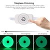 HEGEHE Dimmable LED Neon Light Strip Kit, 2m Green Neon