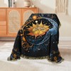 Shesyuki Boho Throw Blanket Reversible Cotton Bohemian Tapestry Hippie Room