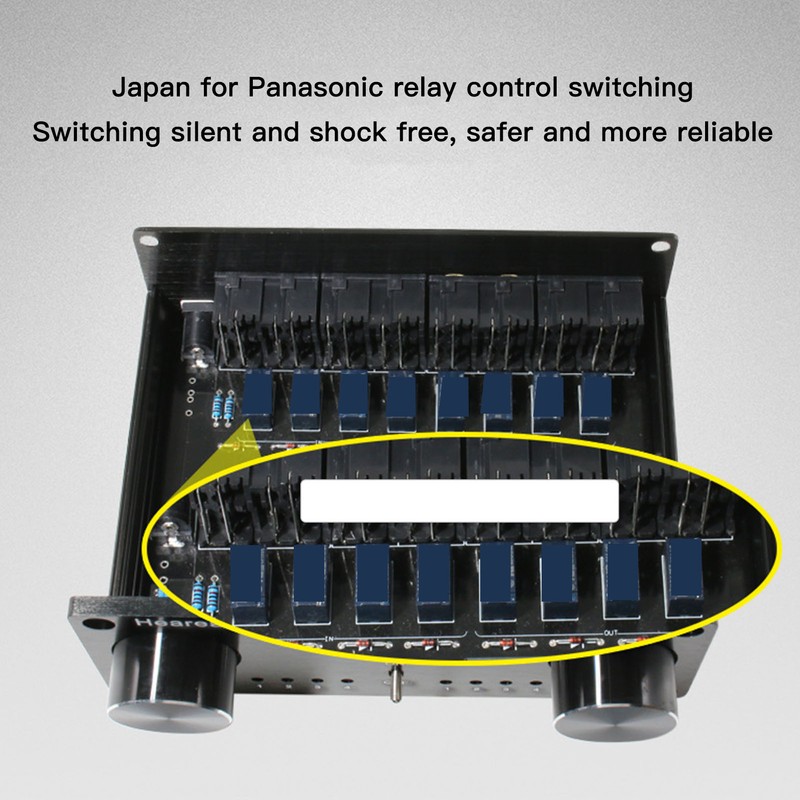 HiFi Sound Switcher 4 in 4 Out Dual Channel Gold