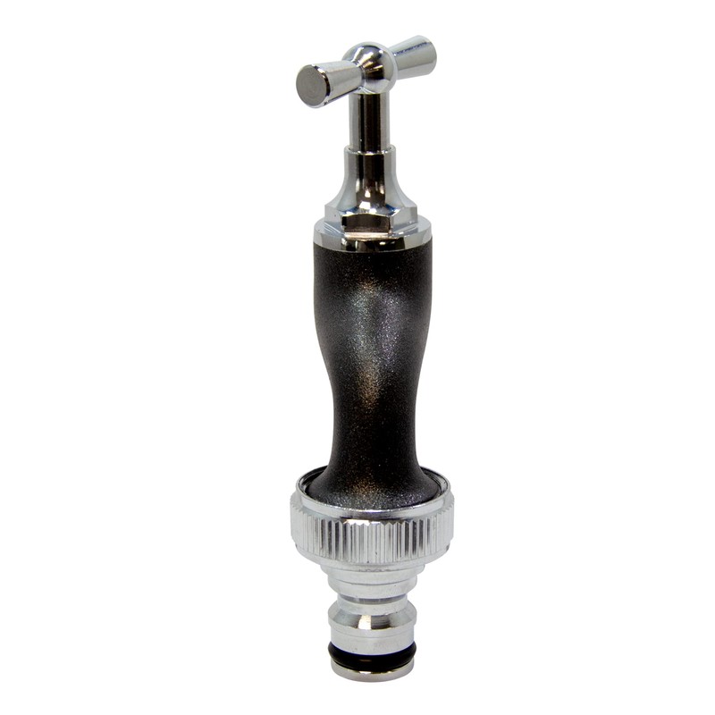 S&M Colortaps 590214 Garden Tap Adjustable ½ Inch Black with