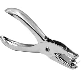 Hole Punch, 1 Hole Punch, 0.2 inch (6 mm), 0.1 inch (3 mm), Stainless Steel Punch, Manual Punch, Single Hole, Multi-functional, Can Punch Up to 8 Punches, Portable, Energy Saving, DIY Tool, Office