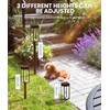 NEWMESSI 8 Pack Bright Solar Pathway Lights, IP65 Waterproof Outdoor