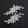 Teyglen Rhinestone Hair Clips Sparkly Zircon Crystal Hair Barrette for
