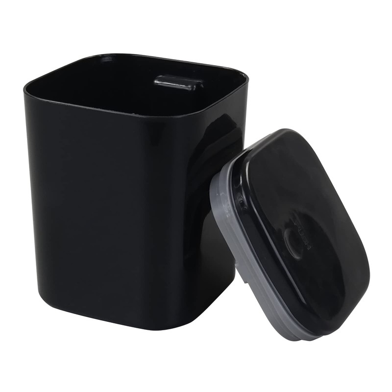 Idotry 0.5 Gallon Tiny Desktop Push-Button Trash Can, Mini Wastebasket,