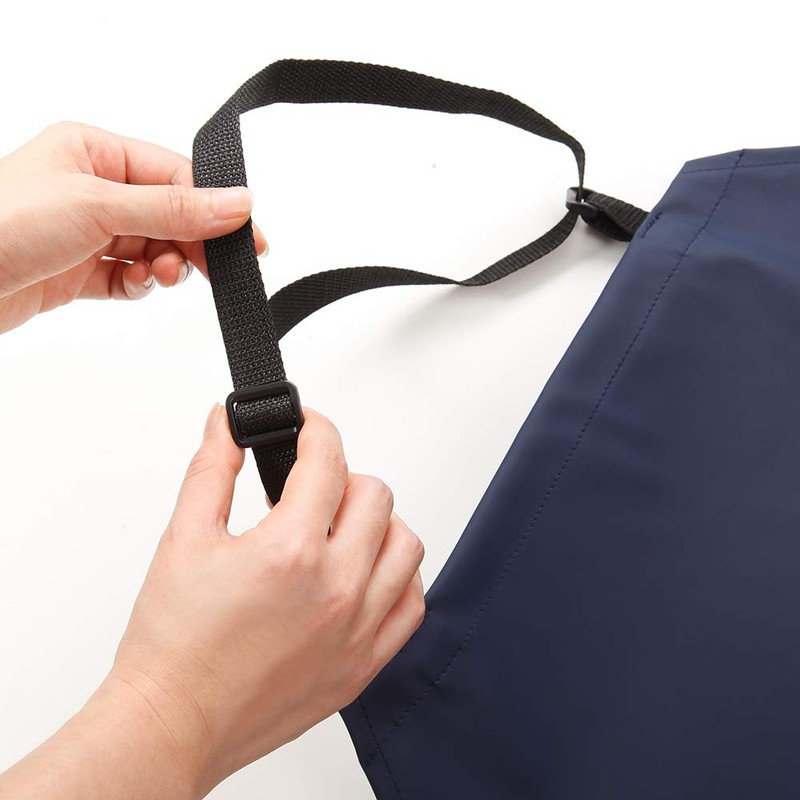 VWELL Waterproof Rubber Vinyl Apron W/ 2 Pockets - Lab