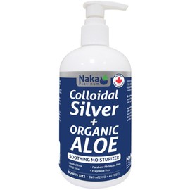 Naka Platinum Colloidal Silver plus Organic Aloe, 340ml