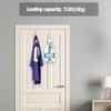 Romeda 4 Pack Over The Door Hooks, Sturdy Metal Single