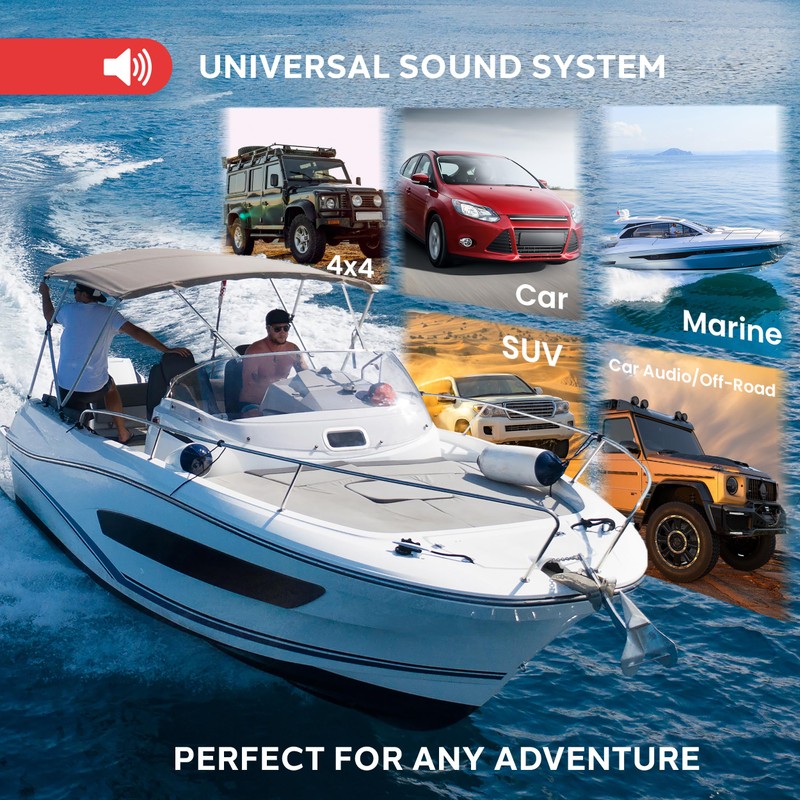 Pyle Hydra Marine Amplifier Upgraded Elite Series 400 Watt 2