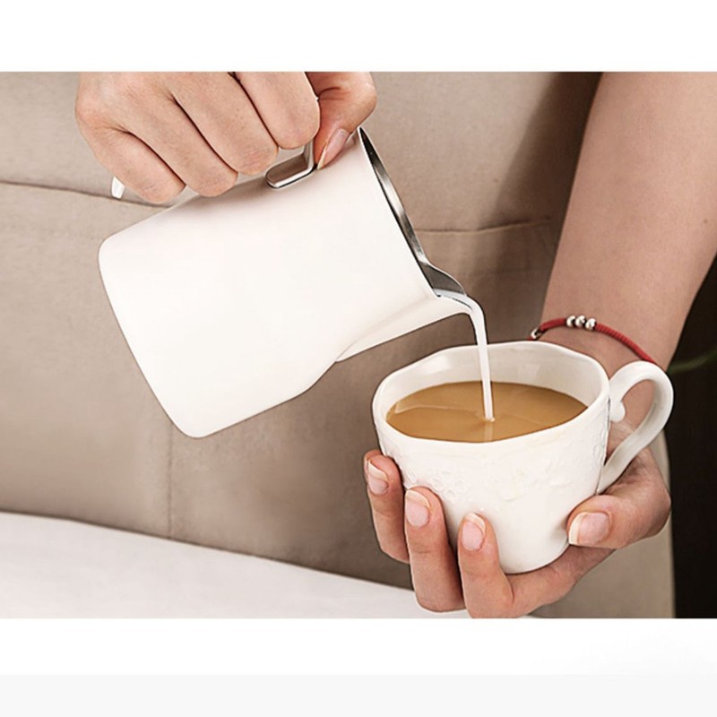 Milk Frothing Pitcher Coffee Steaming Pitcher 304 Stainless Steel Coffee