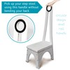 Heavy Duty Kitchen Step Stool with Handle, Besuerte Wooden Stool