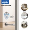 HOMOTEK 30 Pack Spring Door Stopper with Rubber Bumper Satin