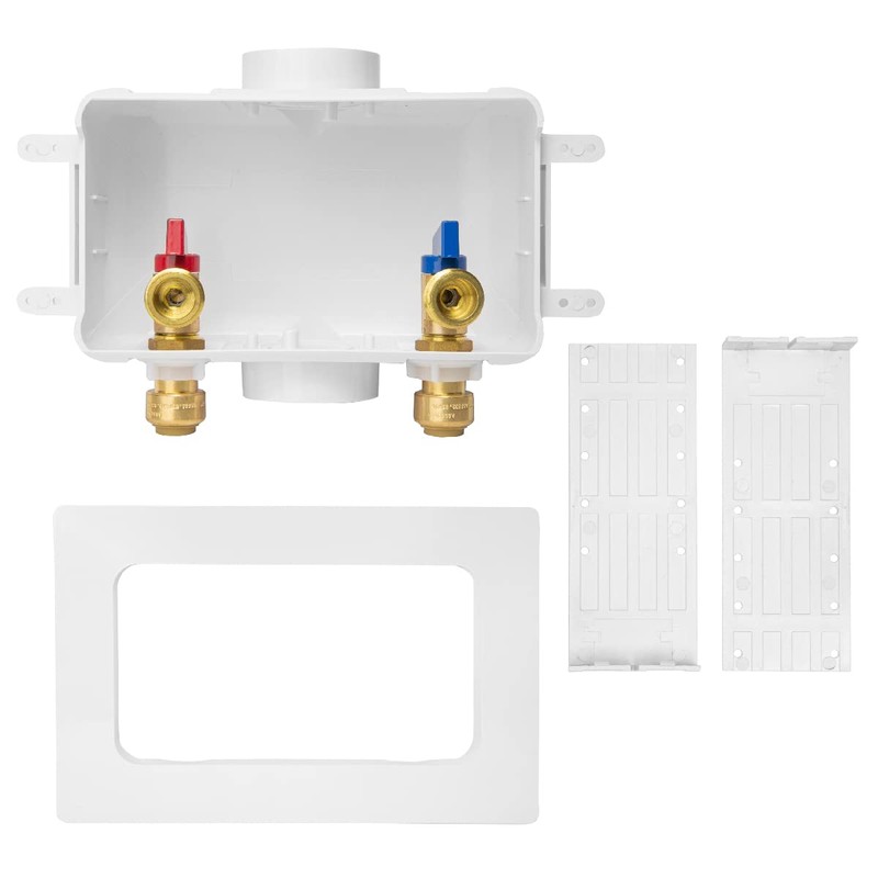 EFIELD Premium Washing Machine (Laundry) Outlet Box with Center Drain,