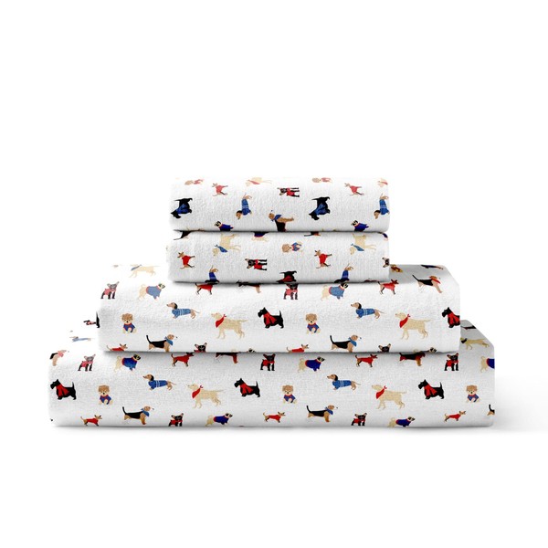 Brielle Home Flannel Sheet Set Cotton Soft Warm & Cozy