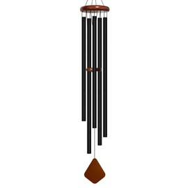 Bursvik 60'' Wind Chimes for Outside Deep Tone, Large Wind Chime, 5 Heavy Duty Tubes Metal Extra Large Wind Chimes Outdoor, Decoration for Garden, Patio, Yard, Gifts for Mother's Day(Rhombus)