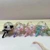 Creative New Swimming Ring Rabbit Quicksand Keychain Keyring lf294 Free Size Purple 30ea